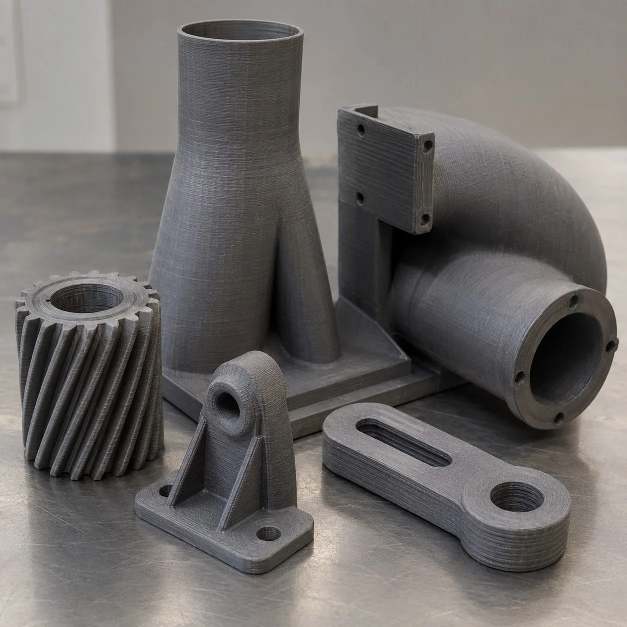 As-machined 3D printed part