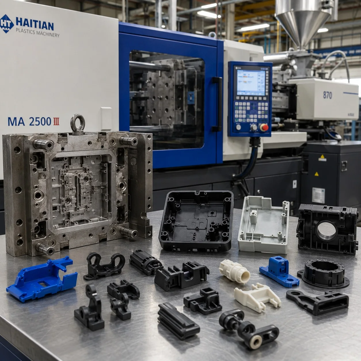 Injection molded aerospace prototype part