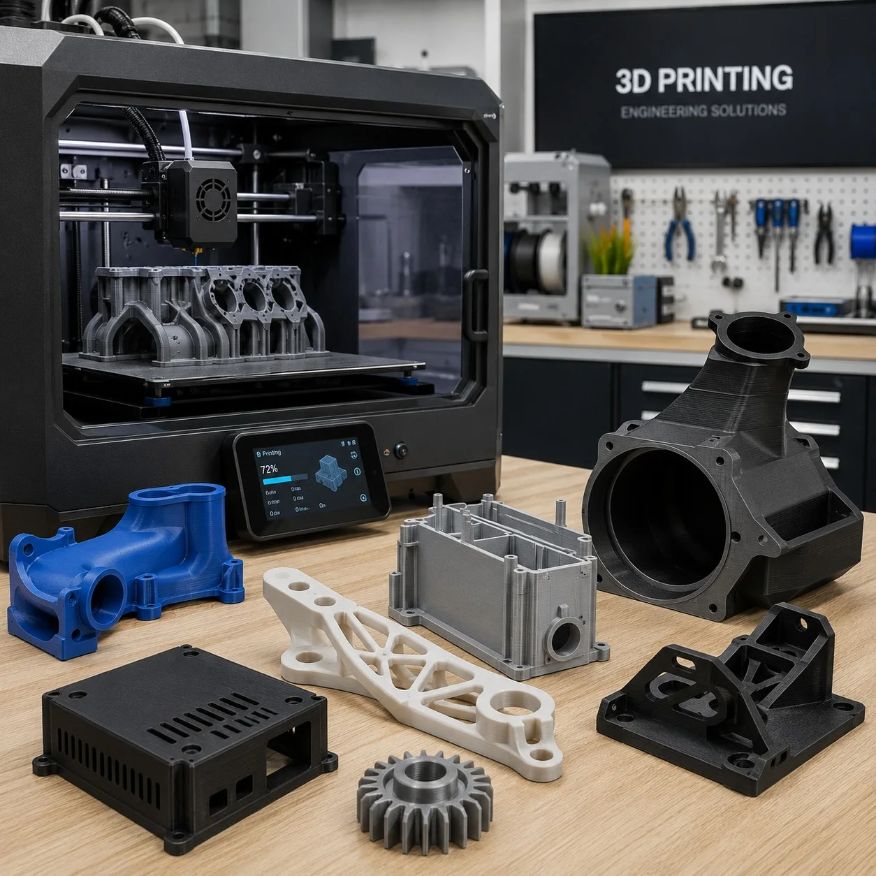 3D printed components