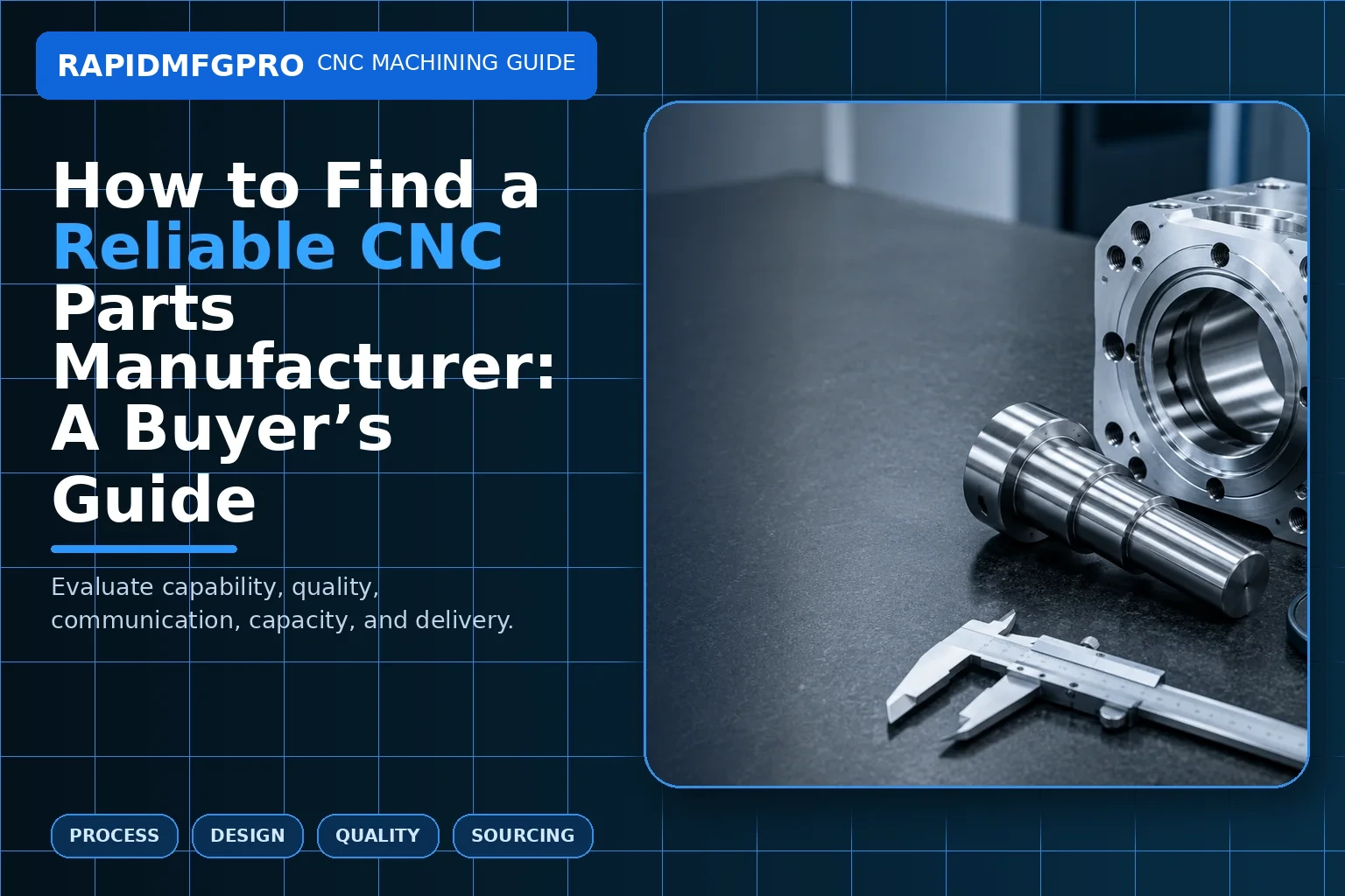 How to Find a Reliable CNC Parts Manufacturer: A Buyer’s Guide blog cover