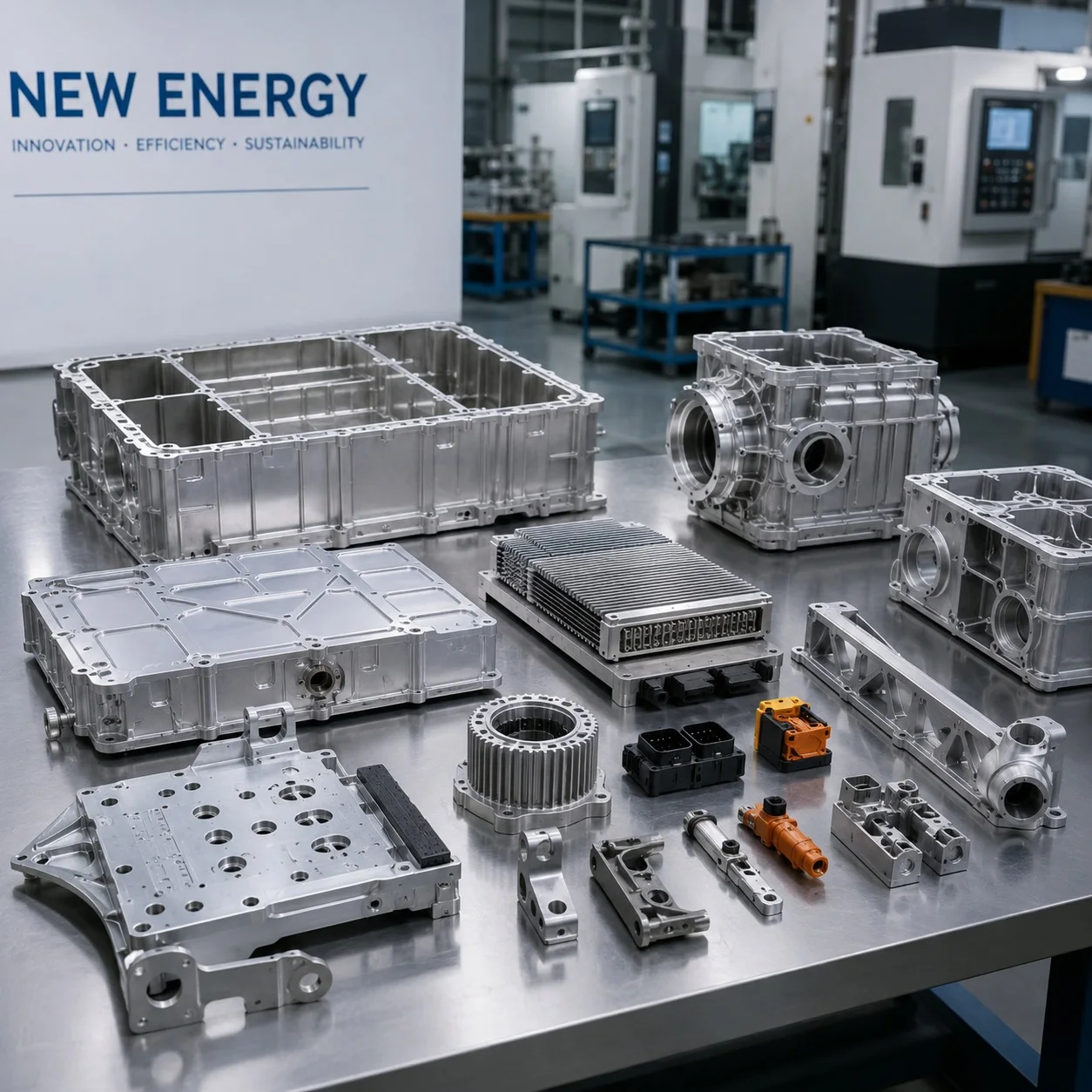 Precision machined component for energy equipment