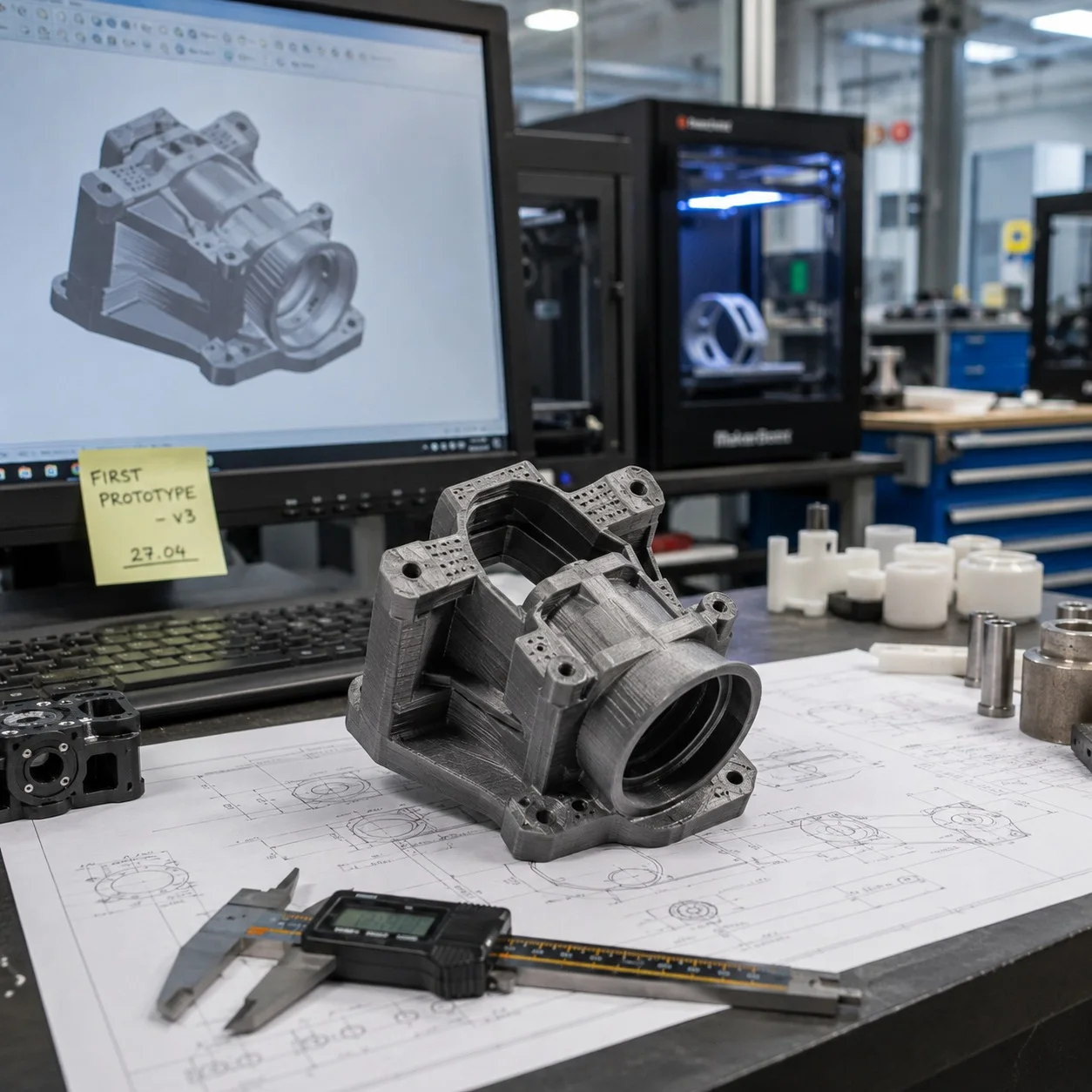Custom parts made for rapid prototyping