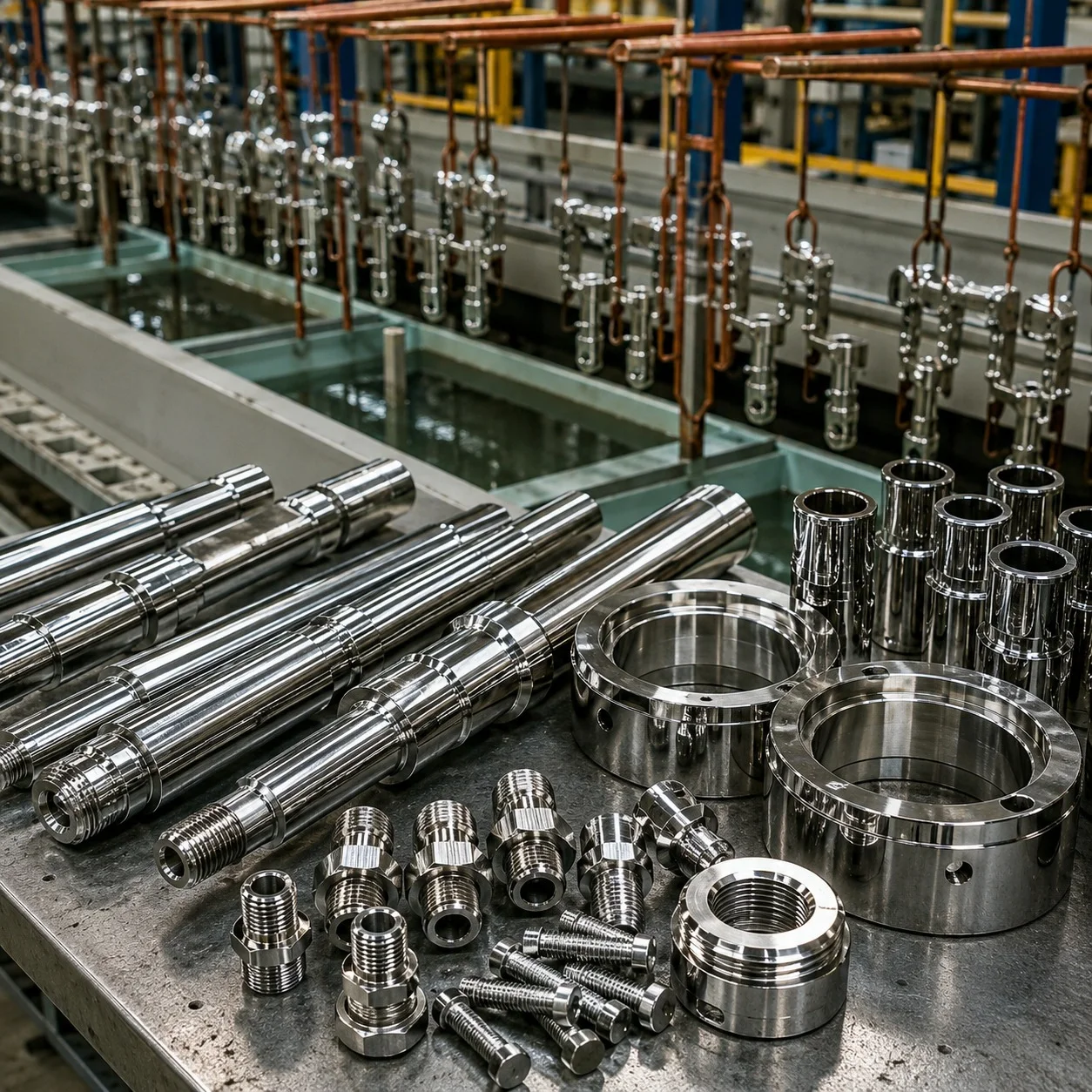 Electroplated sheet metal finish