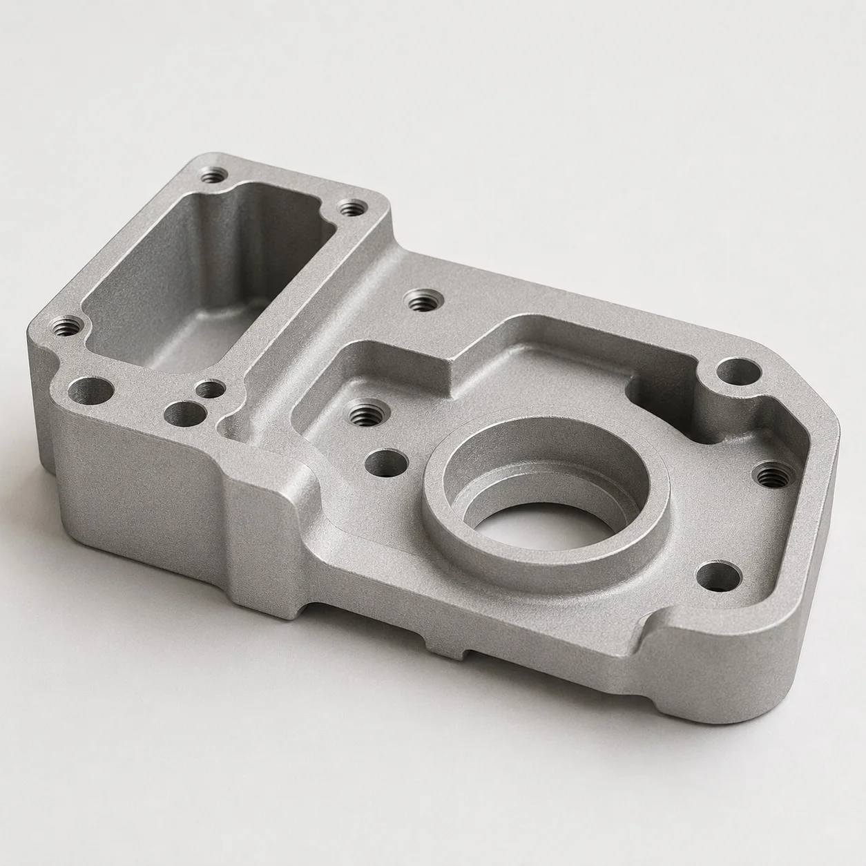Sand blasted sheet metal finish